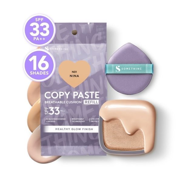 SOMETHINC (REFILL) Copy Paste Breathable Mesh Cushion SPF 33 PA++ - Image 2