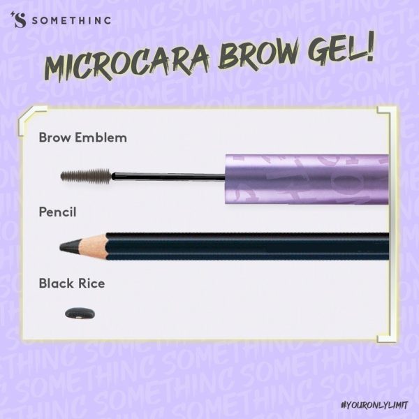 SOMETHINC BROW EMBLEM Microcara Brow Gel Waterproof - Maskara Alis Kuas Super Tipis - Image 5