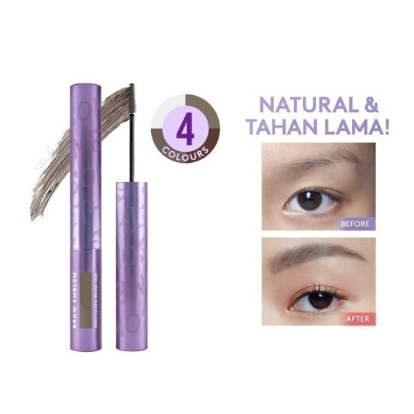 SOMETHINC BROW EMBLEM Microcara Brow Gel Waterproof - Maskara Alis Kuas Super Tipis - Image 3