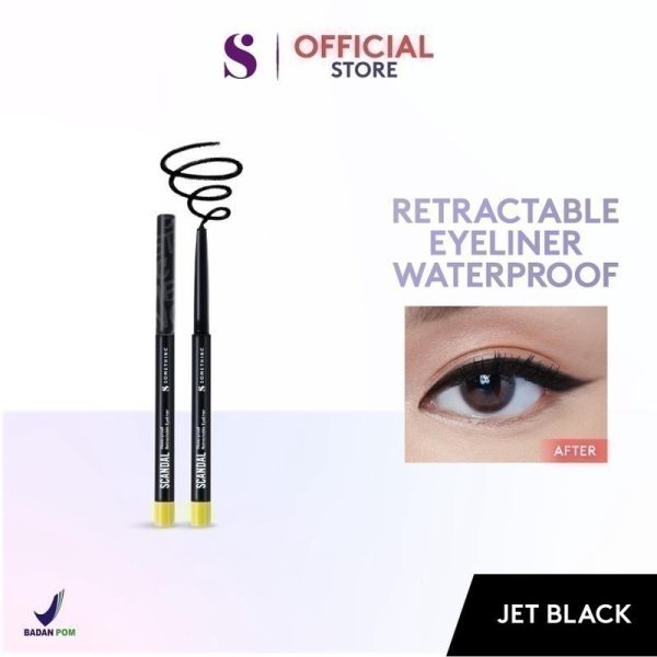SOMETHINC SCANDAL Waterproof Retractable Eyeliner -  Eyeliner Pensil - Image 7