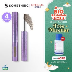 SOMETHINC BROW EMBLEM Microcara Brow Gel Waterproof - Maskara Alis Kuas Super Tipis