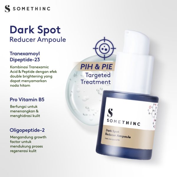 SOMETHINC Dark Spot Reducer Ampoule - 2x Power Samarkan Bekas Jerawat dan Flek Hitam - Image 7