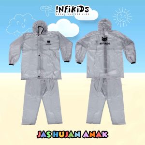Jas Hujan Anak Infikids Silver