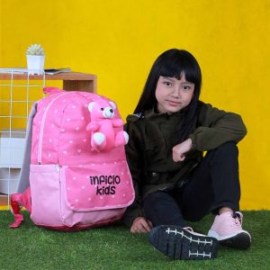 Inficlo Tas Anak Perempuan Boneka Pink