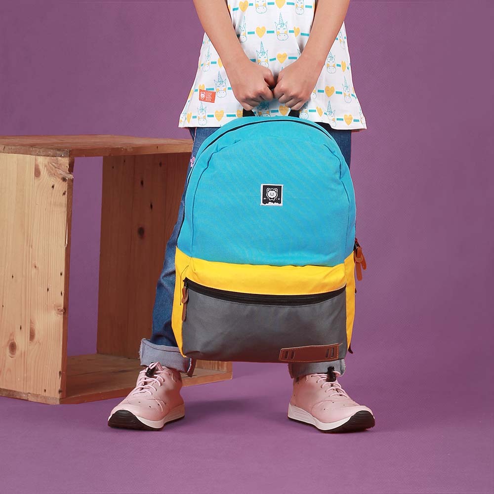 Tas Punggung Anak Premium Quality INFKD Biru Tosca - Image 3