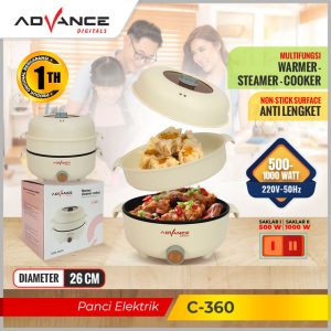 Advance Panci Listrik C-360 Elektrik Pot Multifungsi