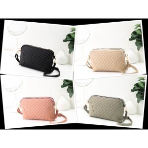 Tas Selempang Wanita Clutch AriaCCLY Bisa Selempang & Dompet Model Bordir Depan